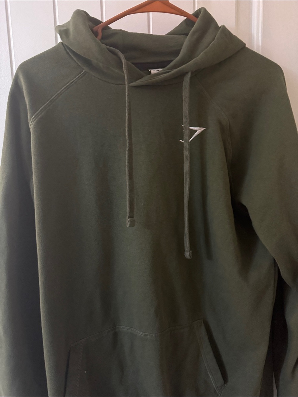 GymShark Hoodie Sweatshirt - Olive Green